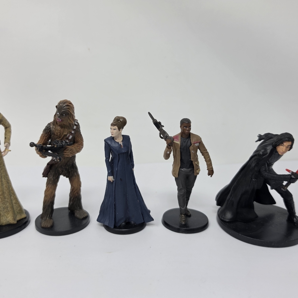 Star Wars Figures on Stands Lot of 5
